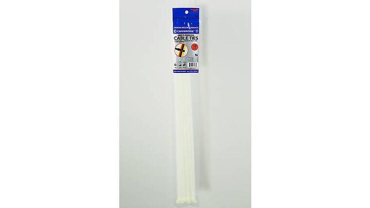 21 In. White Cable Zip Tie – White | Rental