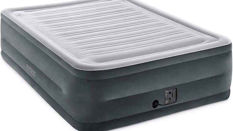 Intex Comfort Plush Elevated Dura-Beam Airbed with Internal Electric Pump, Bed Height 22", Queen | Rental