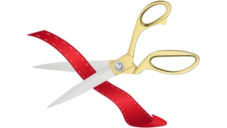 Ribbon Cutting Scissors Giant Scissors Large Scissors for Ribbon Cutting Ceremony Gold Scissors for Ribbon Cutting Professional Scissors for Fabric Heavy Duty Scissors for Cutting Plastic Cardboard | Rental Ribbon Cutting Scissors Giant Scissors Large Scissors for Ribbon Cutting Ceremony Gold Scissors for Ribbon Cutting Professional Scissors for Fabric Heavy Duty Scissors for Cutting Plastic Cardboard | Rental