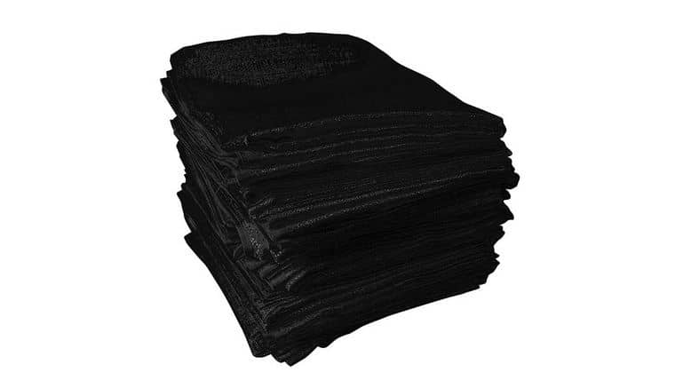 10' x 4' Black Banjo Drape | Rental