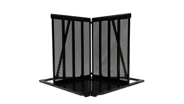 Flex Corner Metal Blow-Through Concert Crowd Barricade- Black | Rental