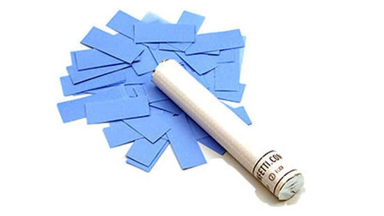 6″ Baby Blue Tissue Flick Stick | Rental 6″ Baby Blue Tissue Flick Stick | Rental