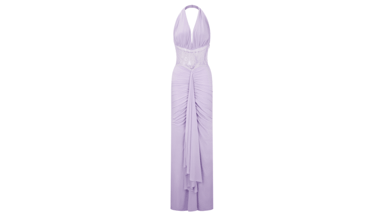 6" x 106" Periwinkle Teffeta Crinkle Sash | Rental