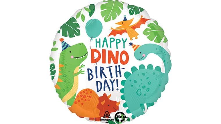 18″ Dinomite Party Anagram Balloon | Rental