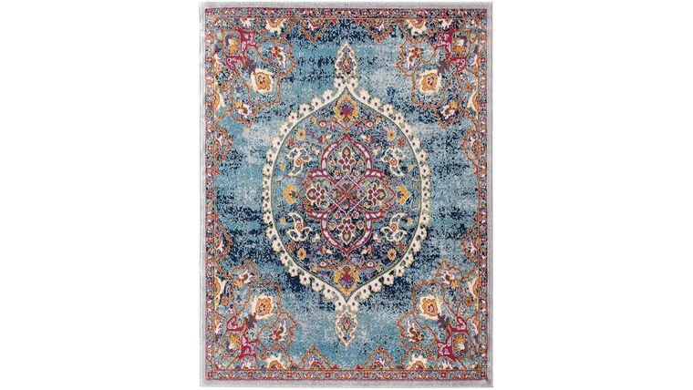 Ottomanson Area Rug | 5’3″ x 7′ | Turquoise | Rental