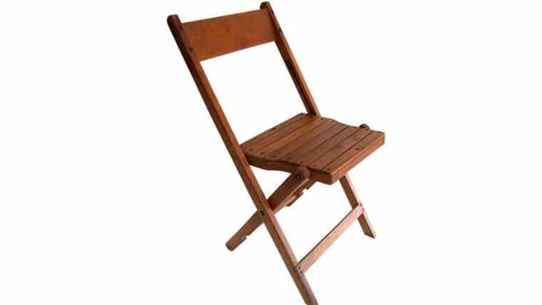 French Wood Folding Chair – Solid Oak Slatted | Rental French Wood Folding Chair – Solid Oak Slatted | Rental