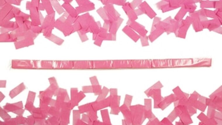 Pink Tissue Confetti Sleeve | Rental