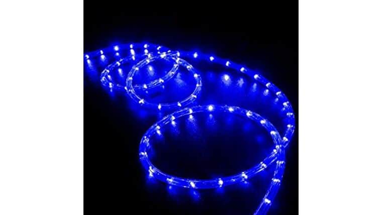15′ Blue LED Rope Light | Rental