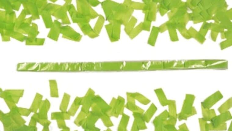 Light Green Tissue Confetti – Sleeve | Rental