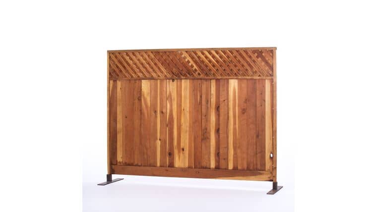 Wood – 6′ x 8′ Redwood Screen Divider | Rental