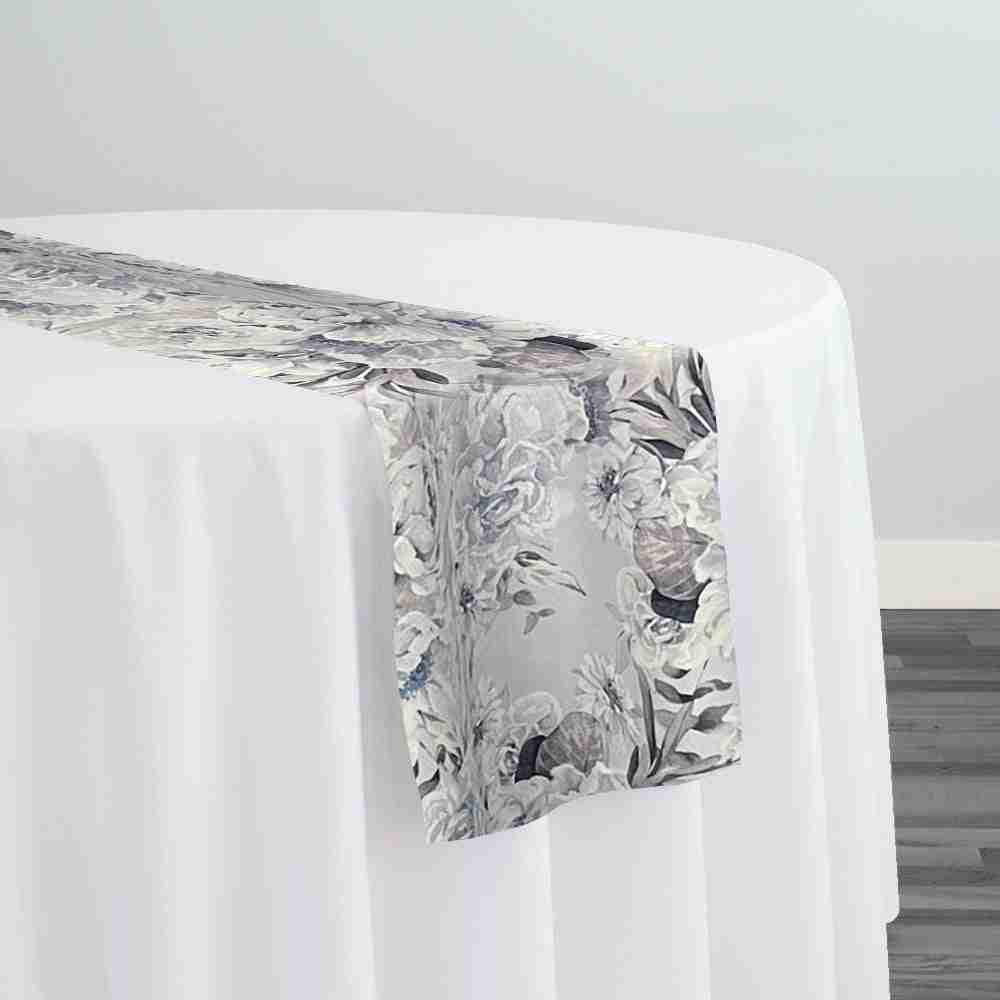Floral Dusk (Poly Print) Table Runner in Copen Perry | Rental