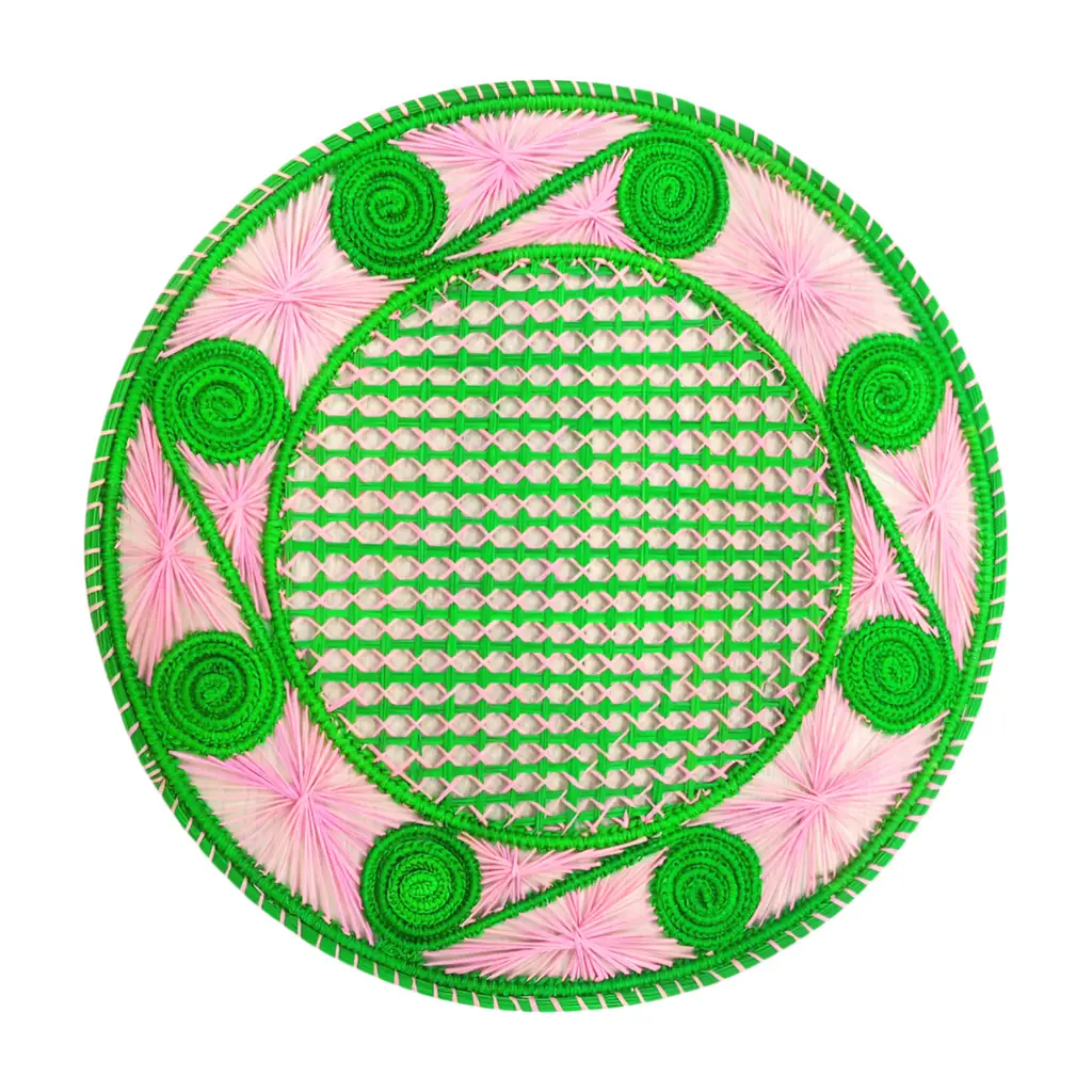 Garden Party Caracol Woven Placemat | Rental