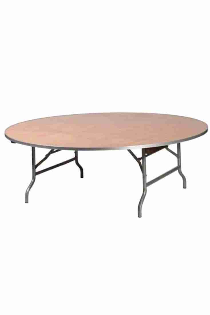 Kids 60″ (5 Foot) Round Heavy Duty Plywood Folding Banquet Table | Rental
