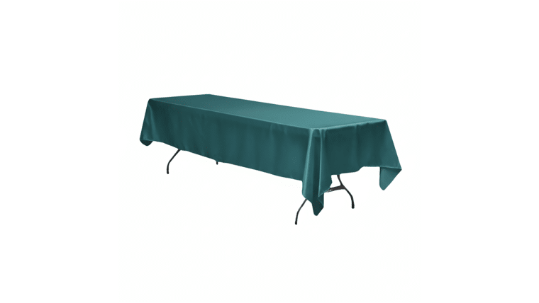 Polyester | 60" x 120" Rectangle Polyester Tablecloth - Apple Green | Rental