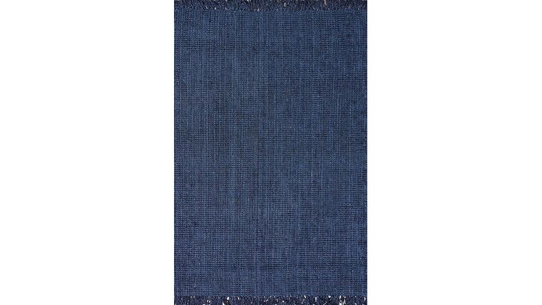 Loop Jute Rug | 5′ x 7′ 6″ | Navy Blue | Rental