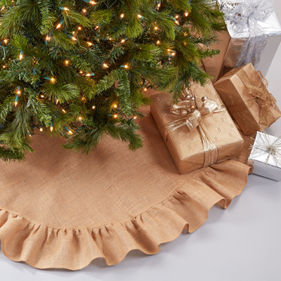 9613 Jute Xmas Tree Skirt | Rental