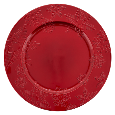CH045 Snowflake Charger | Rental
