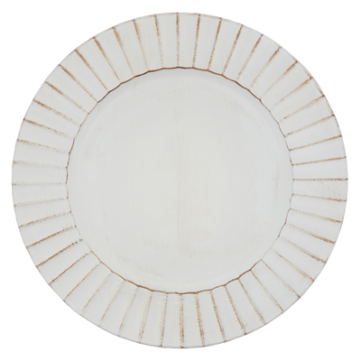 CH188 Ruffled Charger | Rental