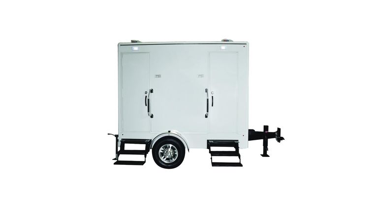 Executive – 2 Stall Restroom Trailer W/AC | Rental
