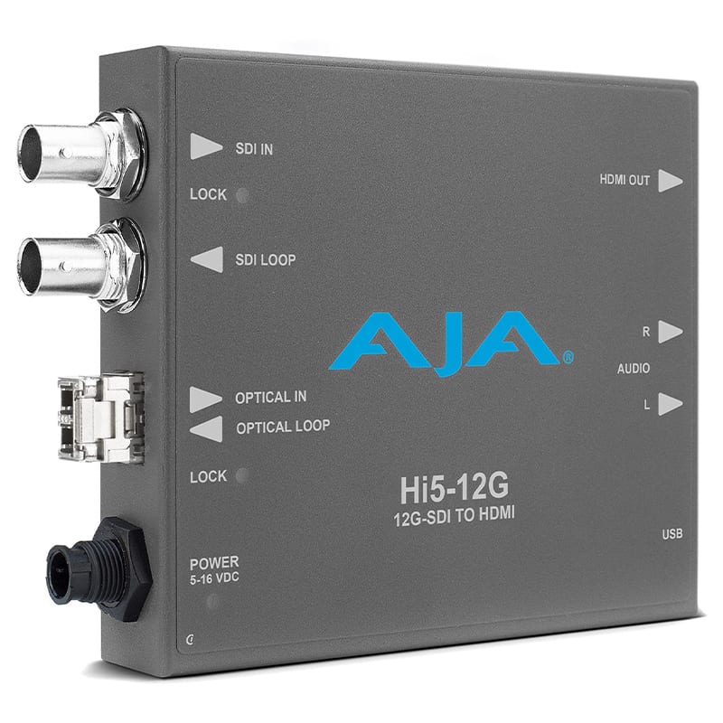 AJA (HI5-12G) 12G to HDMI 2.0 Converter | Rental