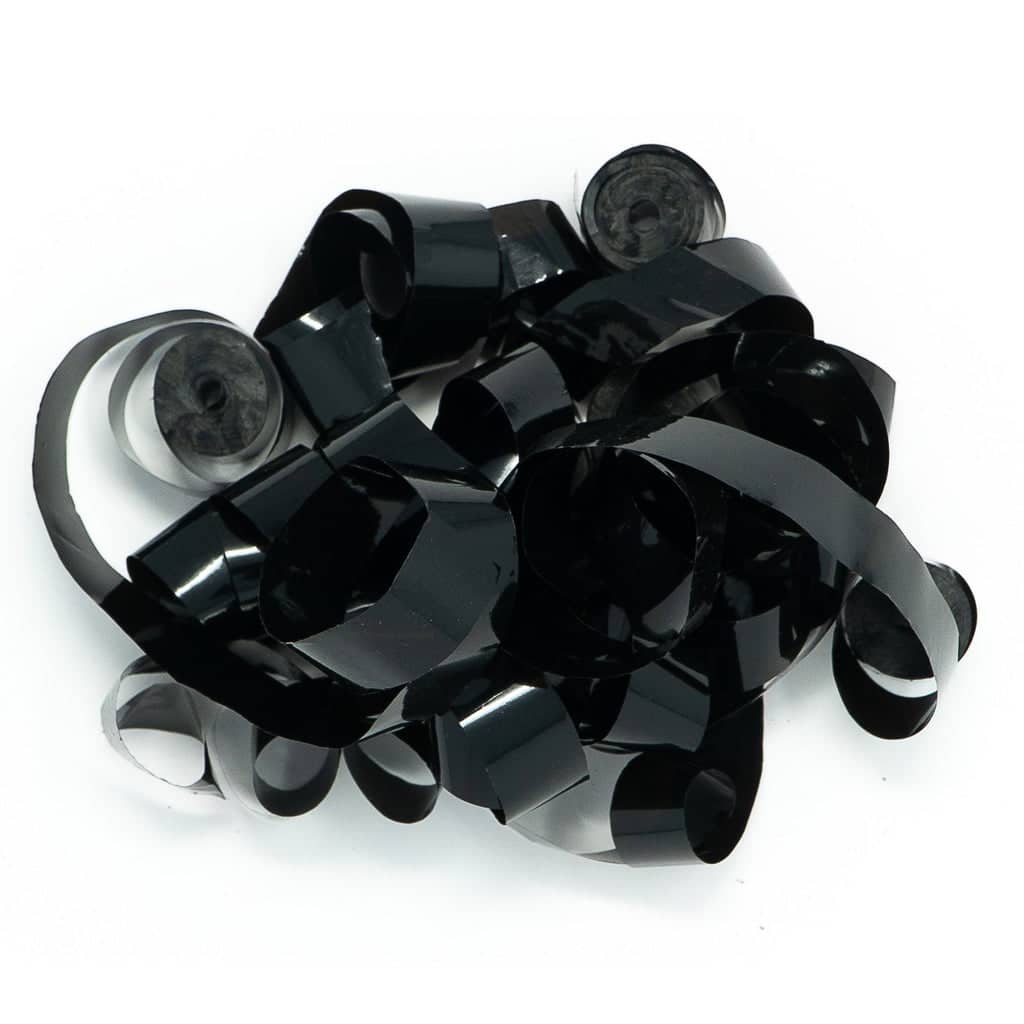 Black Metallic Foil Streamers – 20 Rolls (1″ x 30′) | Rental Black Metallic Foil Streamers – 20 Rolls (1″ x 30′) | Rental