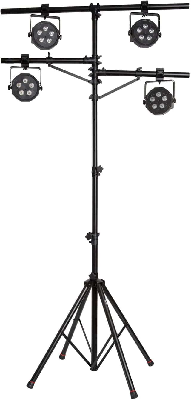 Gator GFW Quad Leg Stand Light Tree With LS1 Top Bars (Non-Piston) | Rental Gator GFW Quad Leg Stand Light Tree With LS1 Top Bars (Non-Piston) | Rental