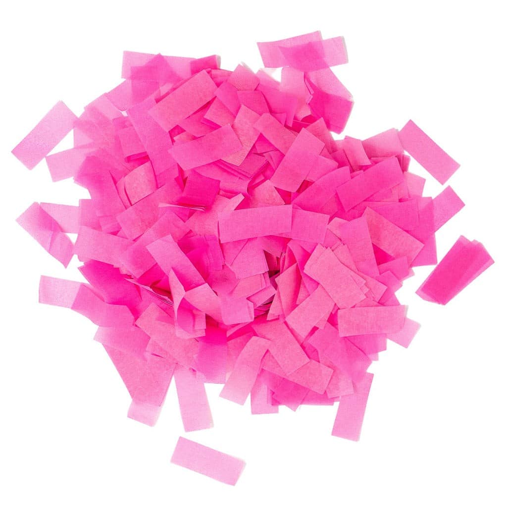Neon UV Hot Pink Tissue Paper Confetti (1lb) | Rental