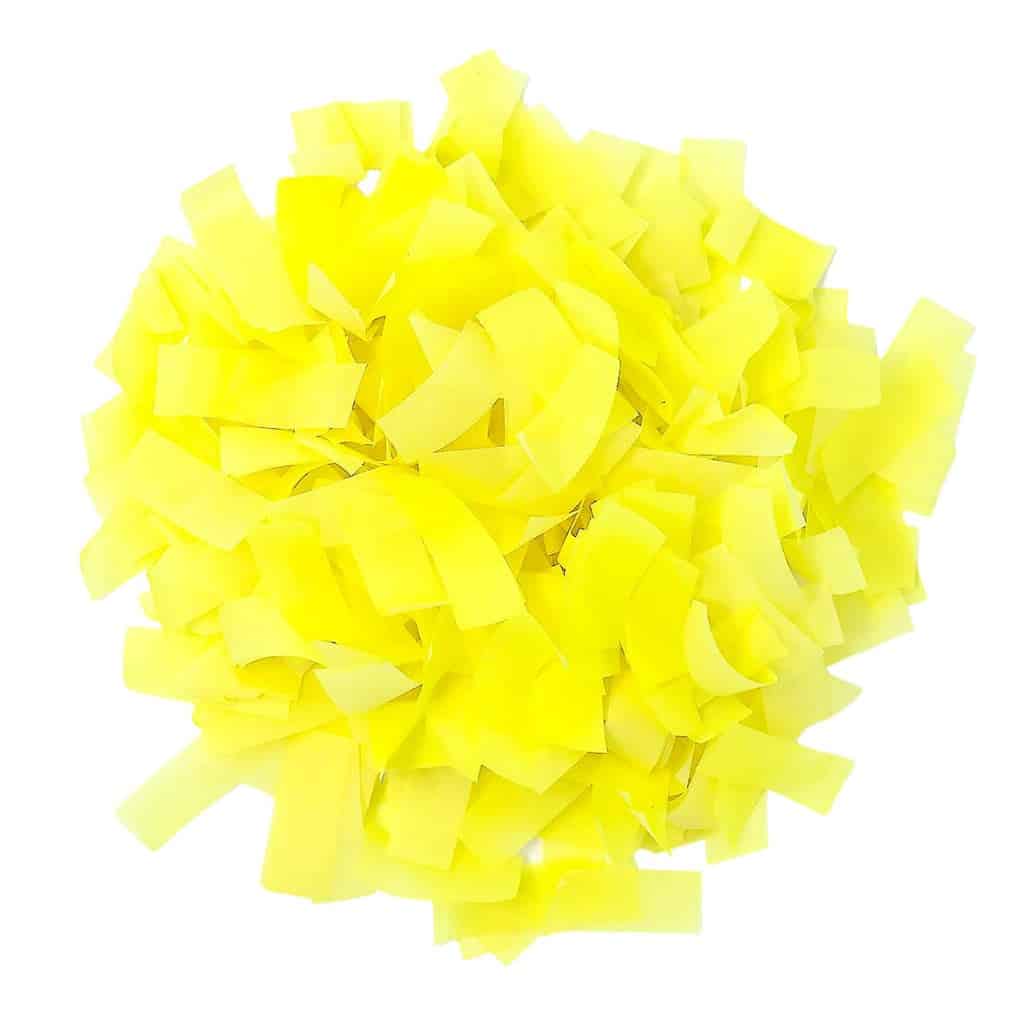 Neon UV Yellow Tissue Paper Confetti (1lb) | Rental