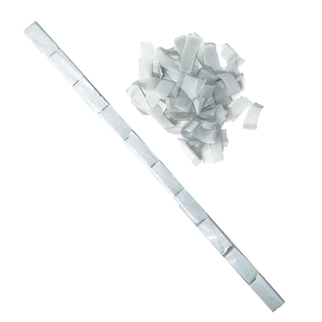 White Tissue Confetti – Speed Load Cannon Sleeve (1/4lb) | Rental