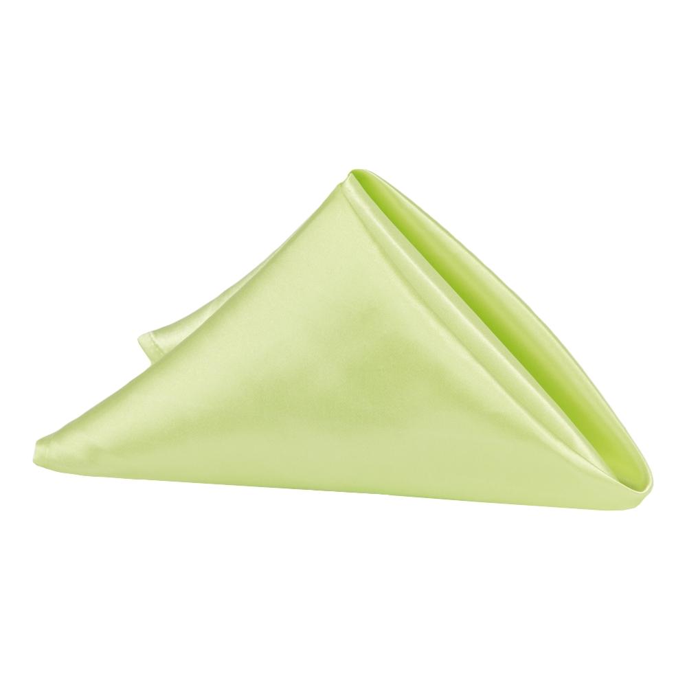Satin Napkin 20"x20" - Apple Green | Rental
