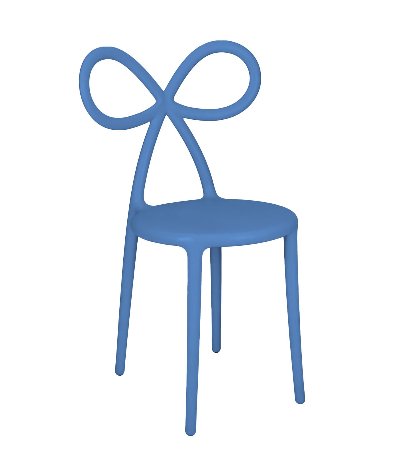 Kids Blue Resin Bow Chair | Rental Kids Blue Resin Bow Chair | Rental