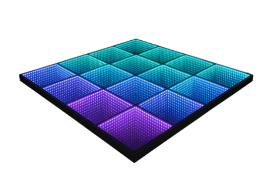 40′ x 40′ LED Infinity Illuminated Mirror Dance Floor Piece | Rental 40′ x 40′ LED Infinity Illuminated Mirror Dance Floor Piece | Rental