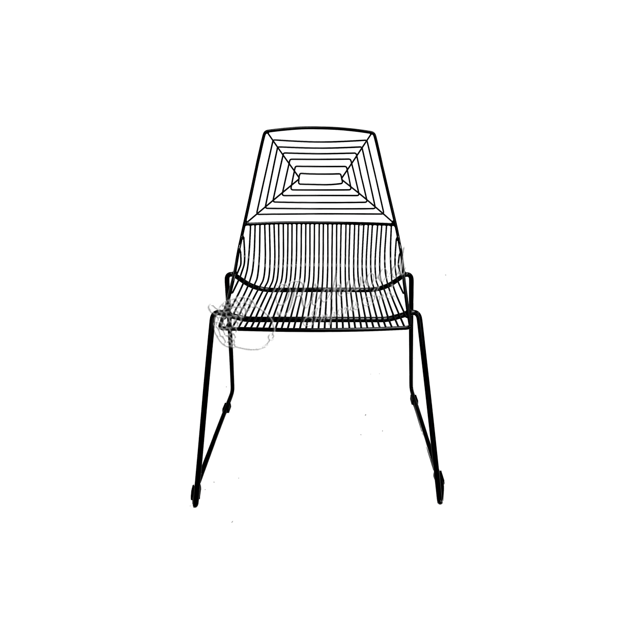 METAL HAWAII CHAIRS – “Spider Web” Design-Black | Rental