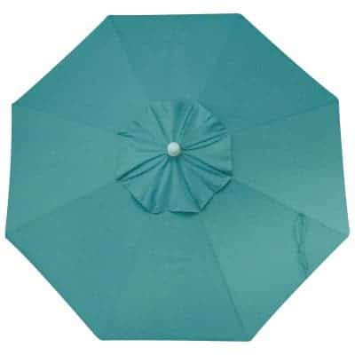 Part | 9' Market Umbrella Top Only | Aqua | Rental
