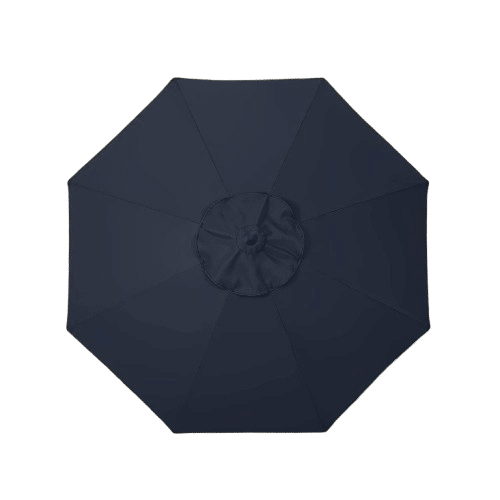 9′ Market Umbrella Kit – Navy Blue | Rental