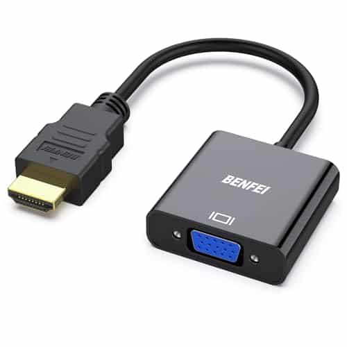 HDMI to VGA, Benfei Gold-Plated HDMI to VGA Adapter (Male to Female) Compatible for Computer, Desktop, Laptop, PC, Monitor, Projector, HDTV, Chromebook, Raspberry Pi, Roku, Xbox an | Rental HDMI to VGA, Benfei Gold-Plated HDMI to VGA Adapter (Male to Female) Compatible for Computer, Desktop, Laptop, PC, Monitor, Projector, HDTV, Chromebook, Raspberry Pi, Roku, Xbox an | Rental