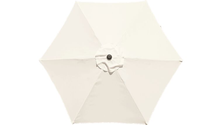 9′ Market Umbrella Kit – Ivory | Rental