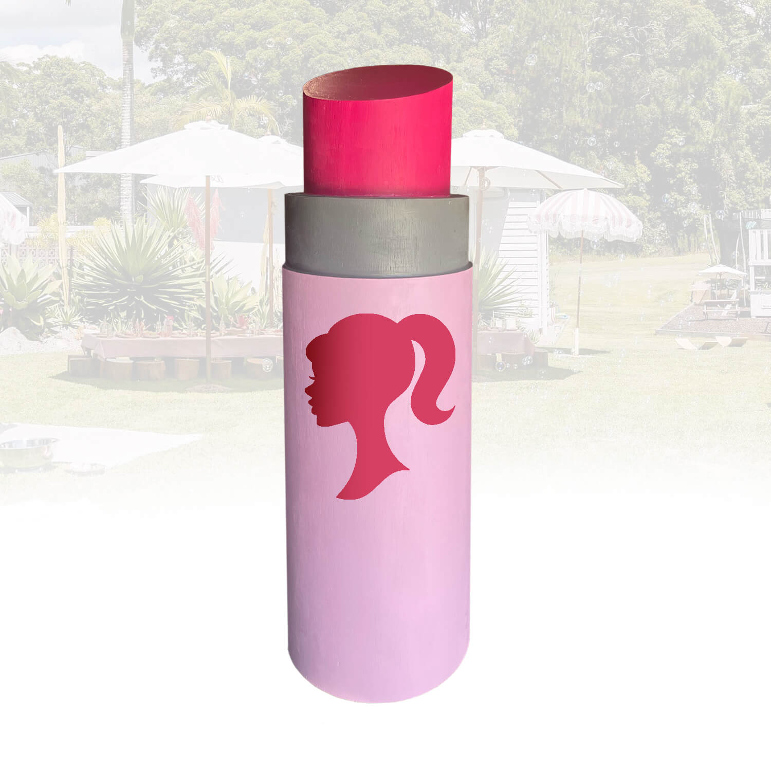 Barbie Lipstick Pedestal Prop – 42″ Tall | Rental Barbie Lipstick Pedestal Prop – 42″ Tall | Rental