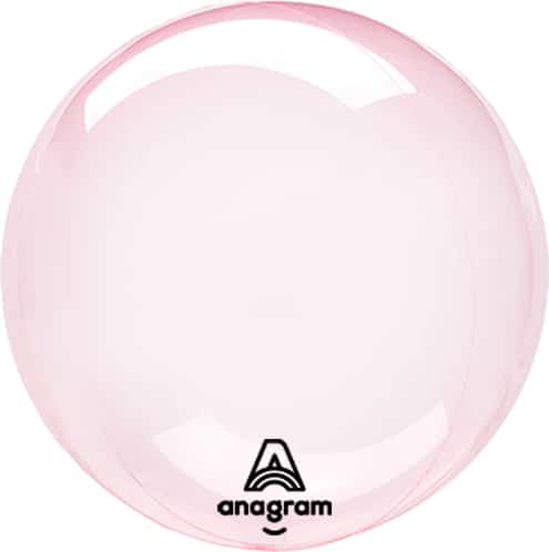 10″ Petite Crystal Clearz Dark Pink Anagram Balloon | Purchase | Rental