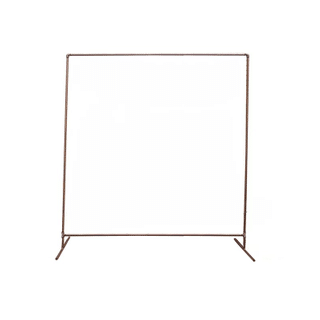 7′ Copper Square Frame Single Pole Base | Rental