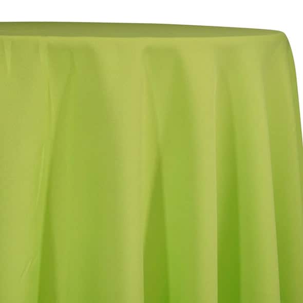Scuba (Wrinkle-Free) Table Linen in Apple Green 504 | Rental