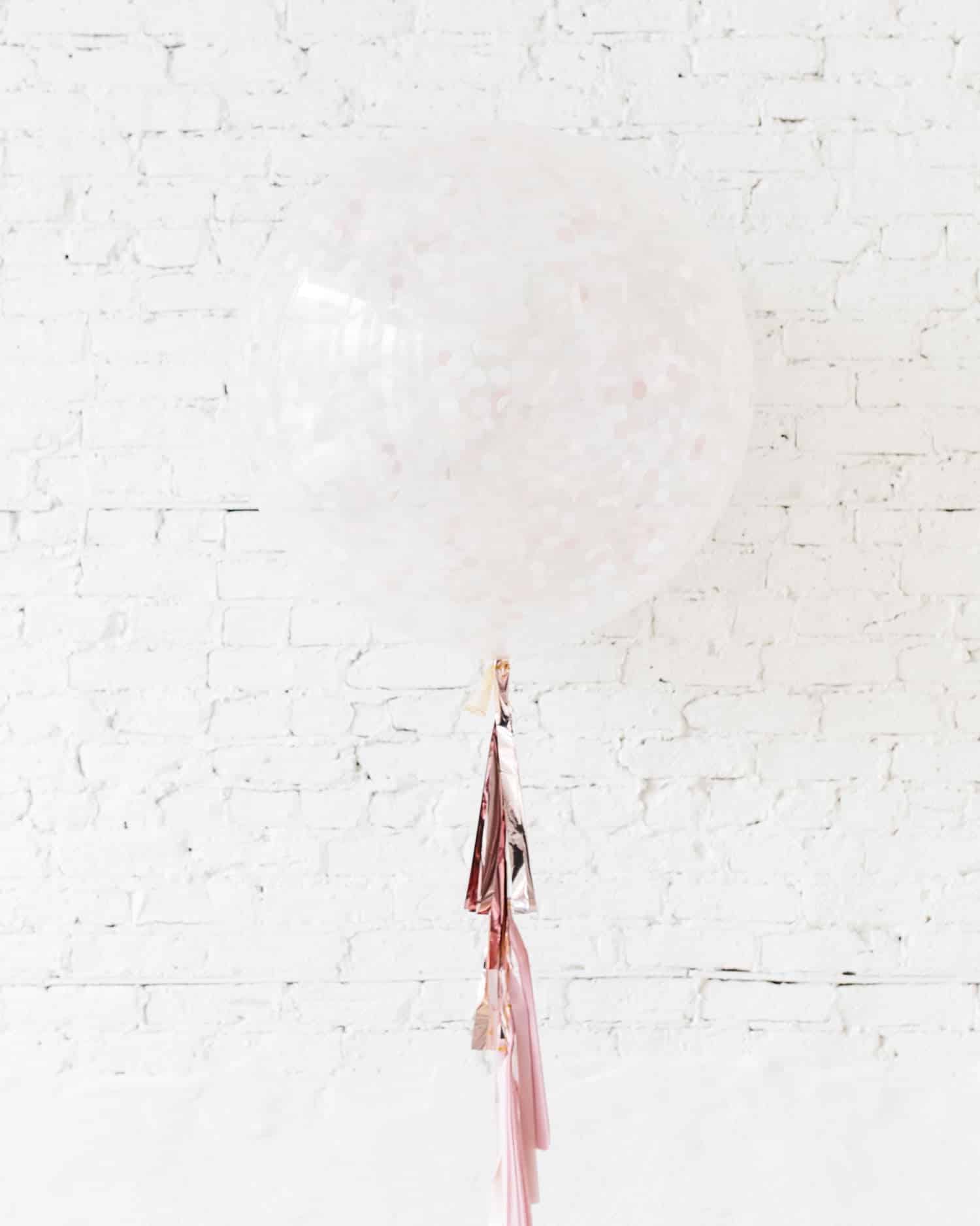 GIFT-Pink Confetti Giant Balloon and Ombre Pink Tassel | Rental GIFT-Pink Confetti Giant Balloon and Ombre Pink Tassel | Rental