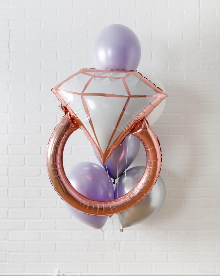 Disco Darling – Balloons with Ring Foil – bouquet of 7 | Rental Disco Darling – Balloons with Ring Foil – bouquet of 7 | Rental