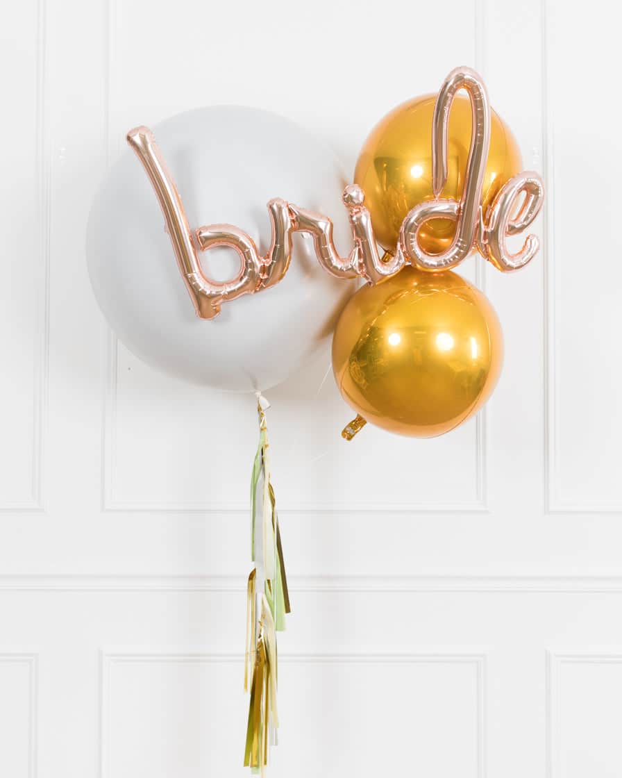 Gilded – Giant Bouquet with Bride Script + Half-Tassel | Rental Gilded – Giant Bouquet with Bride Script + Half-Tassel | Rental