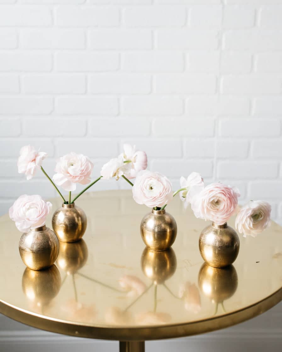 Floral Arrangements – Minis (set of 4) – Blush | Rental