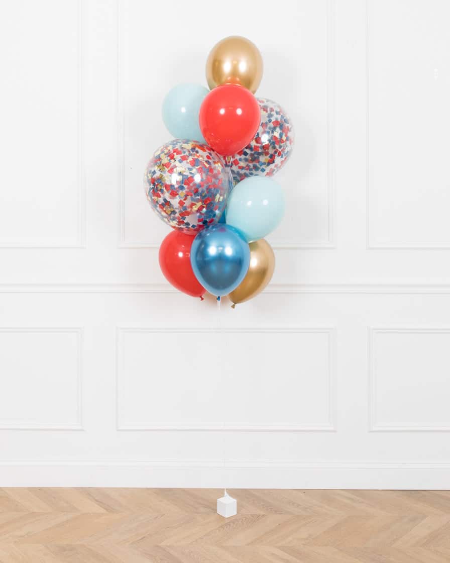 Office Retirement Party – Confetti and 11in Bouquet of 10 | Rental