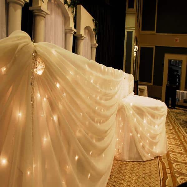 Fairy Light Head Table Decoration Kit – 16 Foot (8 Person) | Rental Fairy Light Head Table Decoration Kit – 16 Foot (8 Person) | Rental