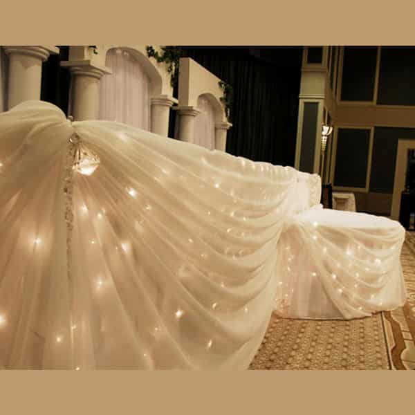 Fairy Light Head Table Decoration Kit – 32 Foot (16 Person) | Rental Fairy Light Head Table Decoration Kit – 32 Foot (16 Person) | Rental