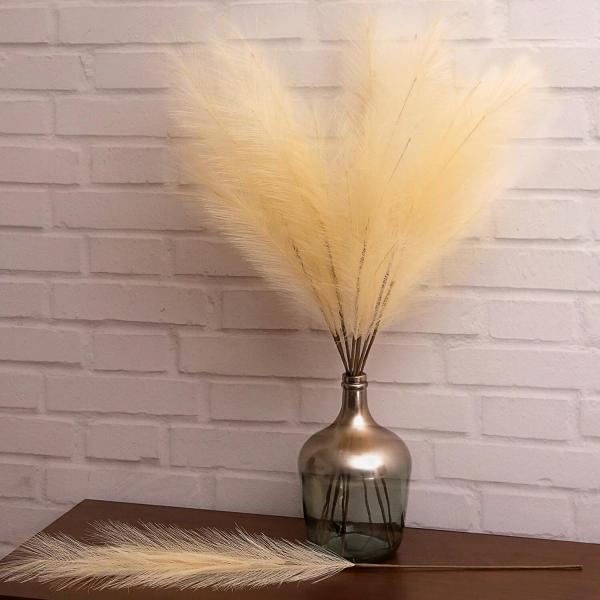 Faux Pampas Grass – 6 Stems – 38″ Long – Sand | Rental Faux Pampas Grass – 6 Stems – 38″ Long – Sand | Rental