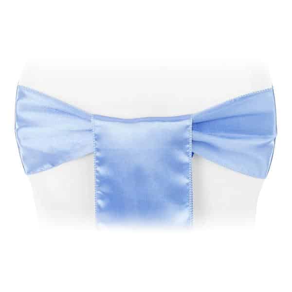 Sleek Satin Sash 6″ x 108″ – Cornflower/Serenity | Rental